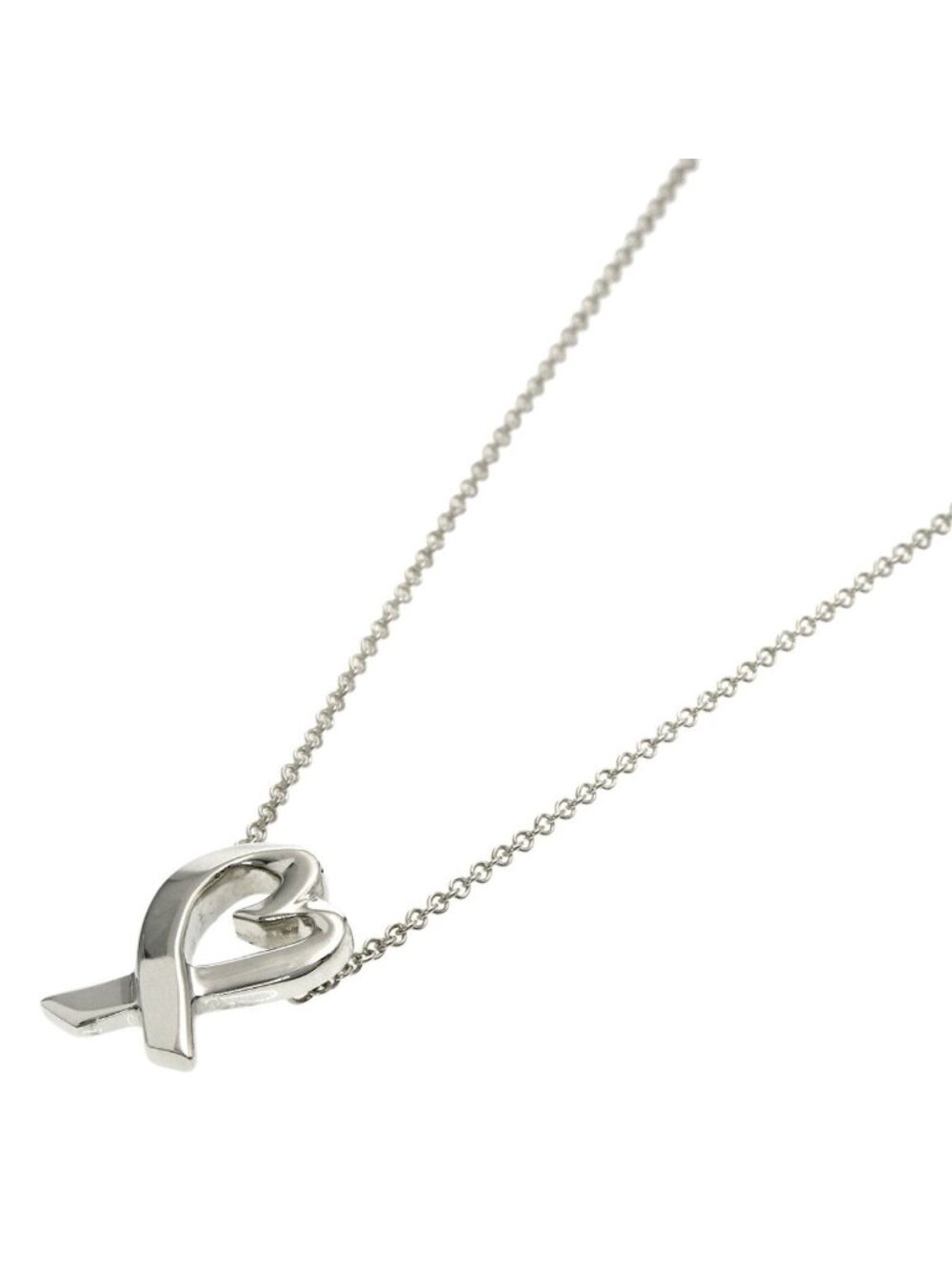 Tiffany & Co Loving Heart Necklace Silver